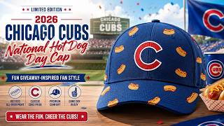 2026 Chicago Cubs National Hot Dog Day Cap Giveaway