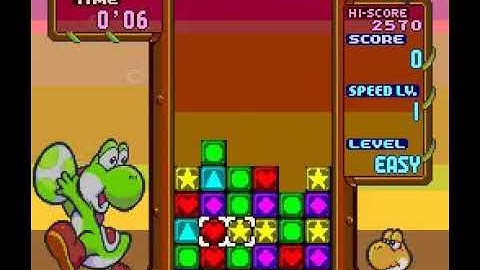 Reinforcement Learning - SNES GAME Tetris Attack(A.I. learns to play Tetris Attack)