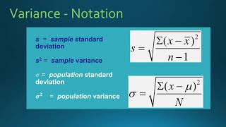 Stat 2070 - Chapter 3 section 3 - Variation