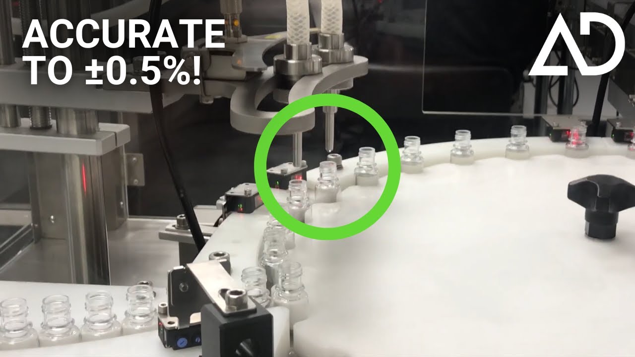 10ml e-liquid bottle production line in action! (FL-800) | Advanced Dynamics