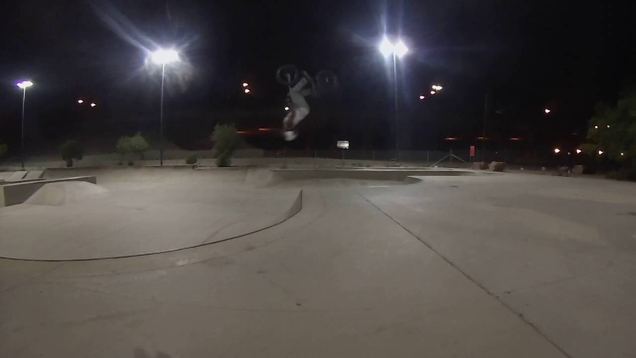 BMX Las Vegas After Hours BACKFLIP [AMJAM] Centennial Skate Park