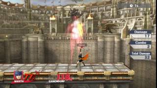 Marth Footstool Combo in Training Mode-SSB4