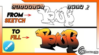 (STEPS 2, FILL) TUTORIAL MEMBUAT GRAFFITI MENGGUNAKAN INFINITE DESIGN screenshot 4