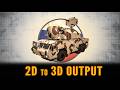 Simple 2D images and 3D output | Show reel