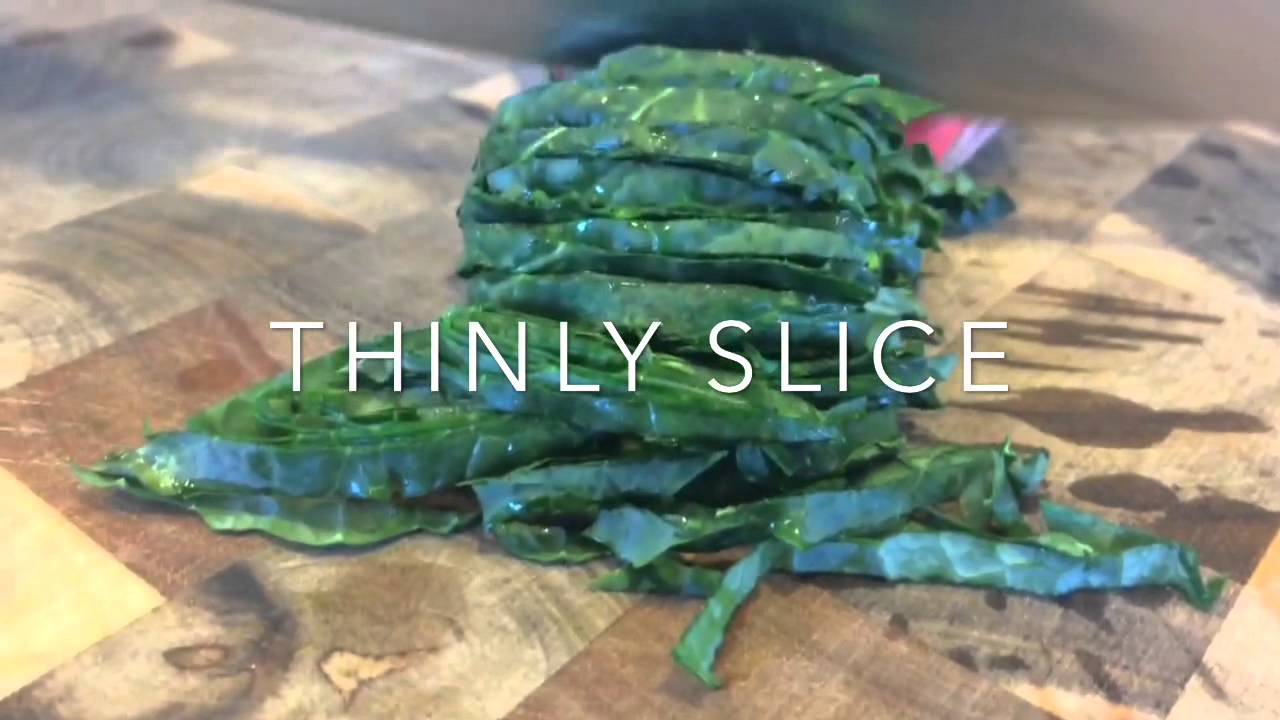HOW TO CHIFFONADE KALE (GET YOUR FANCY ON) YouTube