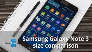Samsung Galaxy Note 3: size comparison against other flagships