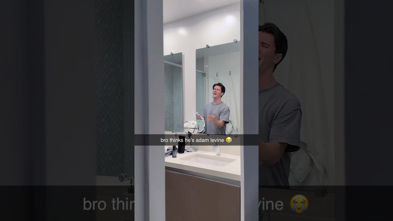 he’s trying to make it maroon 6 😭😭 animals by maroon 5 #cover #sing #singing #viral #maroon5