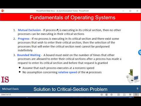 M3U6L3  Process Synchronization - The Critical Region