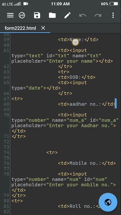 How To create a form in HTML || Form tag in HTML || Form tag with CSS ...