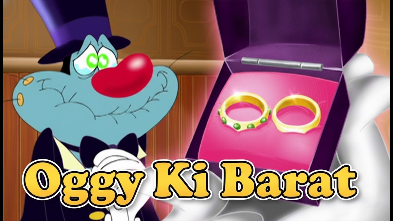 Oggy Ki Barat! 😲 Cockroaches Ne Ki Masti in Oggy Ki Shaddi #OggyAndTheCockroaches #FunnyVideo