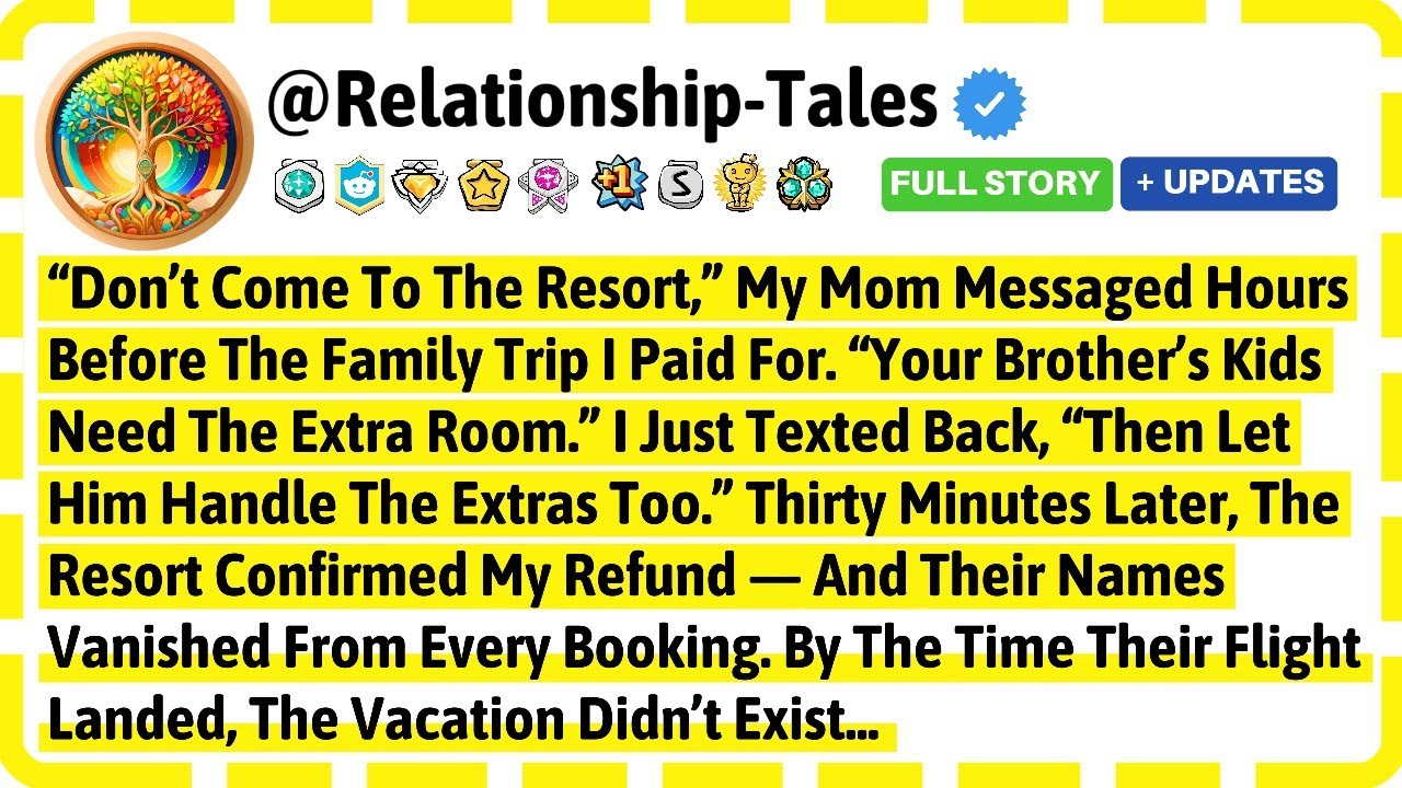 «Не приезжай на этот курорт», — написала мне мама за несколько часов до семейной поездки, за кото...