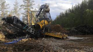 Kullanhuuhdontaa Lapissa