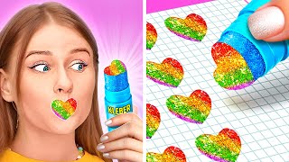 SPASSIGE DIY SCHULBEDARF || Tolle Zeichentipps und Tricks von 123 GO Like!