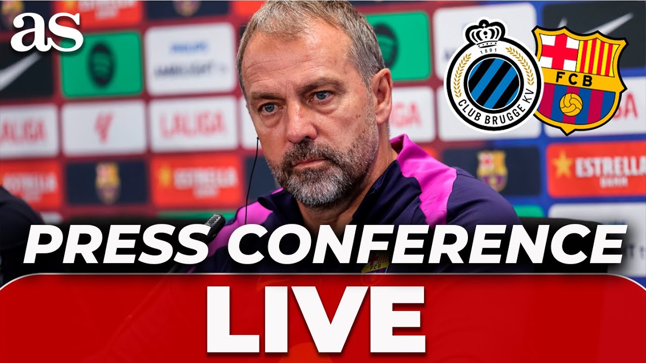 ПРЯМОЙ ЭФИР 🔴 | Пресс-конференция Ханси Флика после матча «Брюгге» — «Барселона» | ЛИГА ЧЕМПИОНОВ...