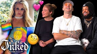 Identifying Britney Spears, Justin Bieber and Other Celebs by Their Tattoos | Tattoo Artists React