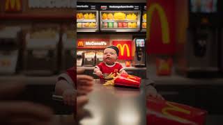 Newborn Baby Works At Mcdonalds?