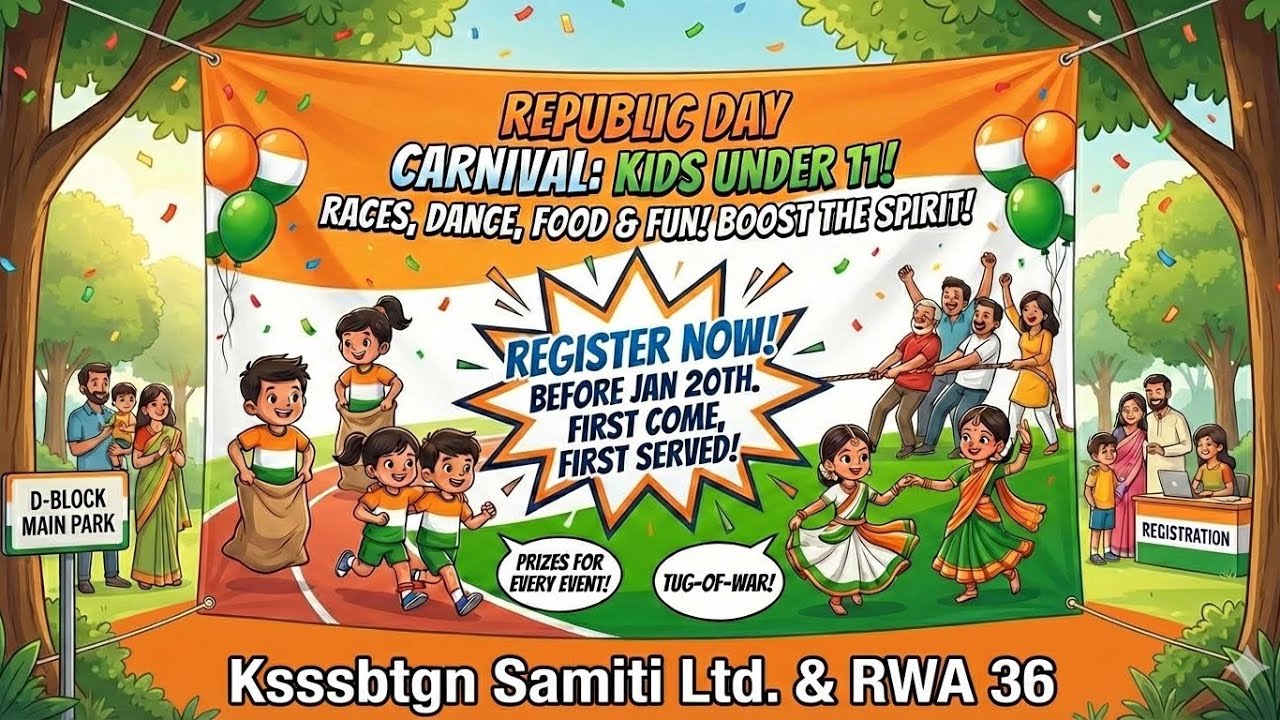 Republic Day 2026 Celebration | Sector 36 Noida | Full Video