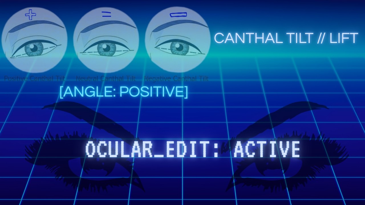 👁️ Canthal Tilt Adjustment: Positive Tilt Protocol [Forced] - YouTube