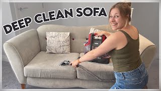 Deep Cleaning Our Fabric Sofa (Years of Dirt!)