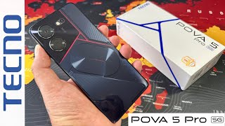 TECNO POVA 5 Pro 5G - Gaming phone with Led Light ( Unboxing and Hands-On )