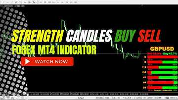 Strength Candles Buy/Sell | Forex Indicator MT4