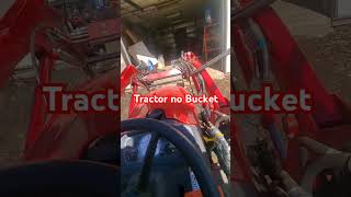 Tracor loader backhoe no bucket. swapping 4 grapple #lawncarenation #lawnlife #landscaping #tractor