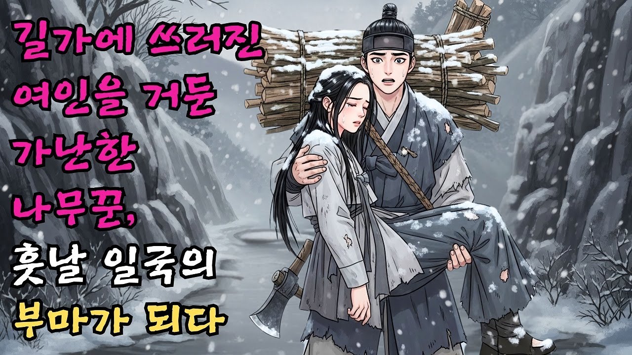 길가에 쓰러진 여인을 집에 들인 가난한 나무꾼이 훗날 일국의 부마가 된 기막힌 사연 #야담 #민담 #전설 #설화