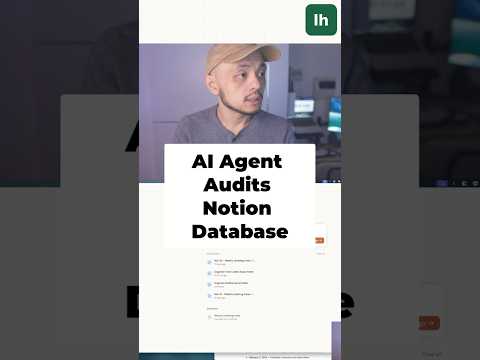 AI Agent Audits Notion Database 🤯!