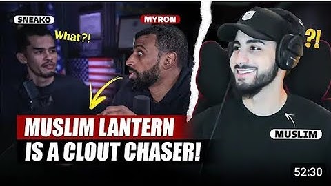 Myron Gets Demolished In Sneako Debate After Ducking 1 on 1 Discussion #themuslimlantern #debate