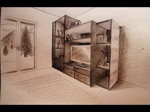 How To Draw Two Point Perspective Living Room Furniture