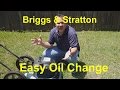 How to change the oil in a Briggs & Stratton lawn mower engine