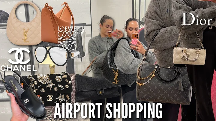 *LOTS OF BAGS* Luxury Shopping Vlog 2025 at HEATHROW! Chanel, Saint Laurent etc...