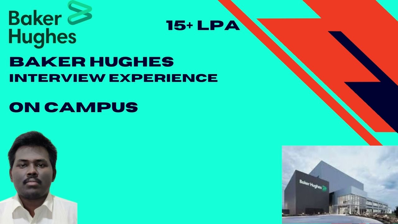 Baker Hughes Interview Experience VIT CSE 2023 Superdream placement YouTube