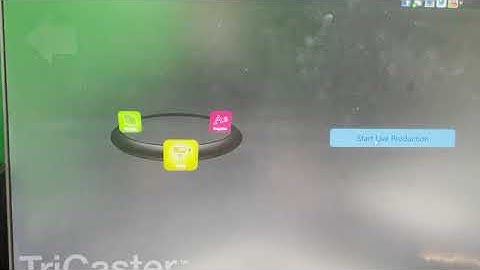 3., 4., 5. Start a Tricaster session, import files, adjust audio mixer (Mini-Studio Training)