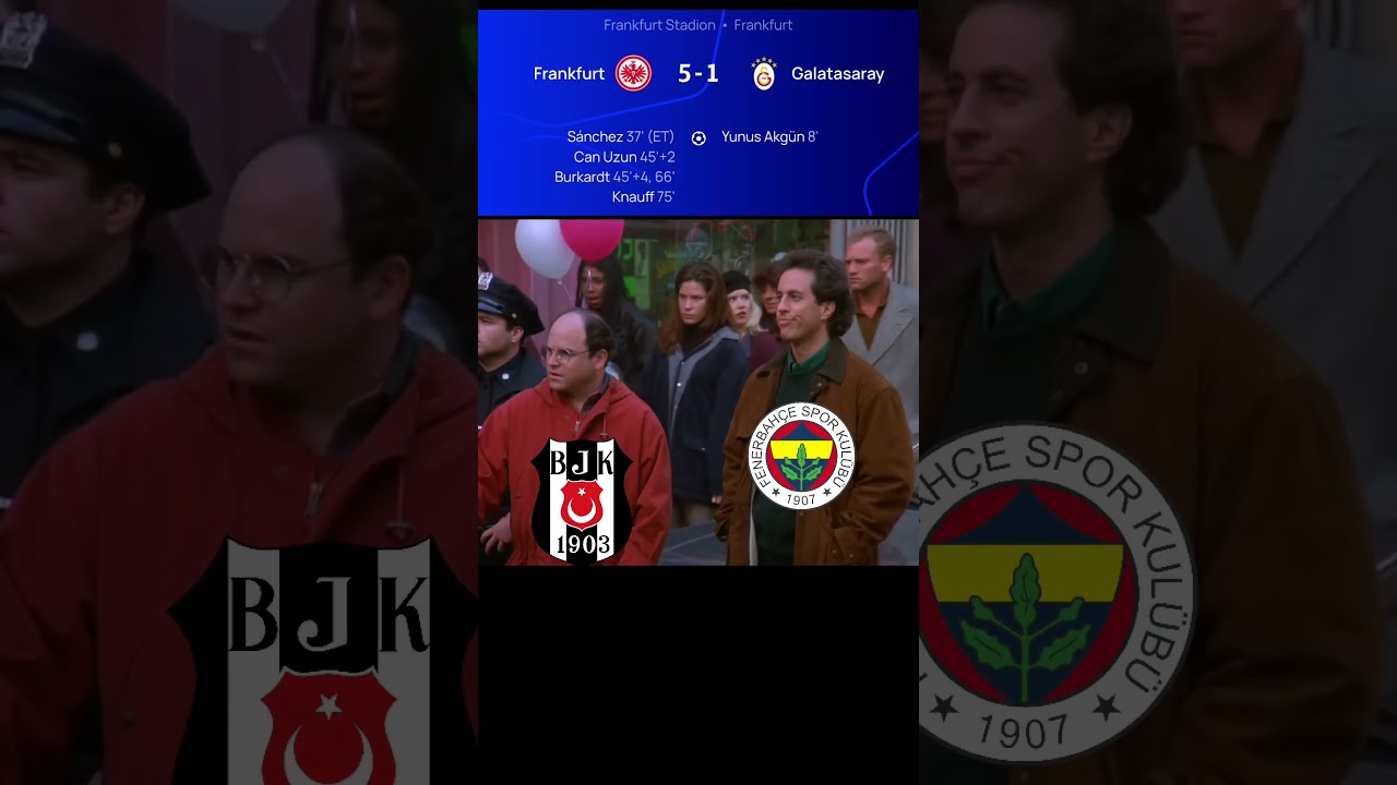 UCL 25/26 Eintracht Frankfurt vs Galatasaray 5:1 Meme