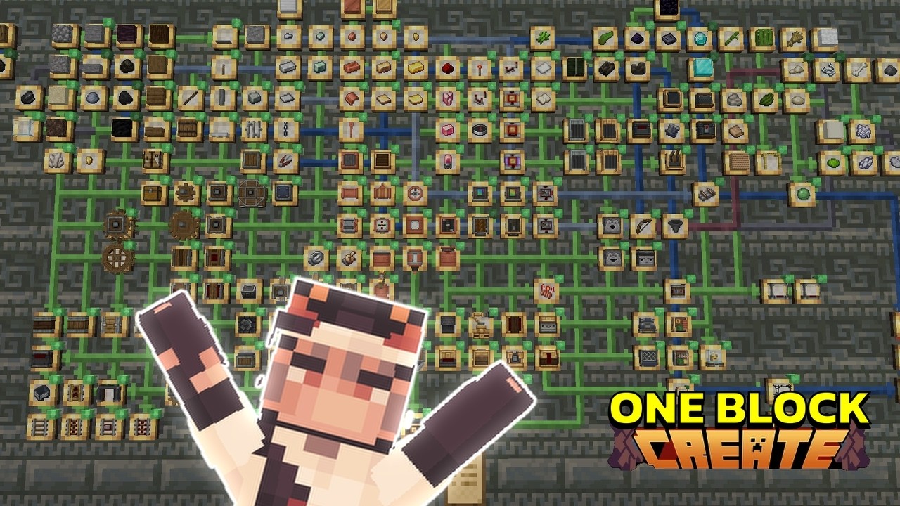 AUTOMATING Every CREATE MOD ITEM IN SKYBLOCK