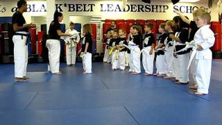 video   20111025   002   Audrey receives karate orange belt