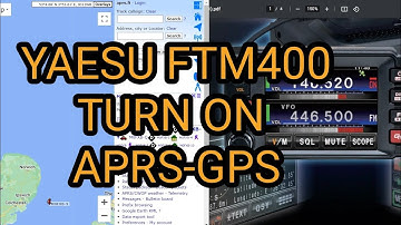 YAESU FTM400 , Turn On , GPS-APRS