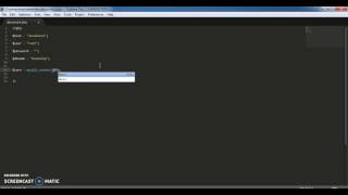PHP Mysql and Bootstrap Crud Application connection between php and mysql  Part 2