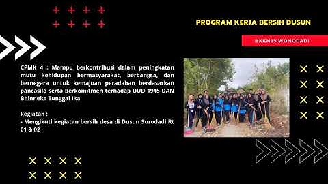 KKN TEMATIK UDB SURAKARTA - TEKNIK INFORMATIKA - DESA WONODADI, KABUPATEN WONOGIRI