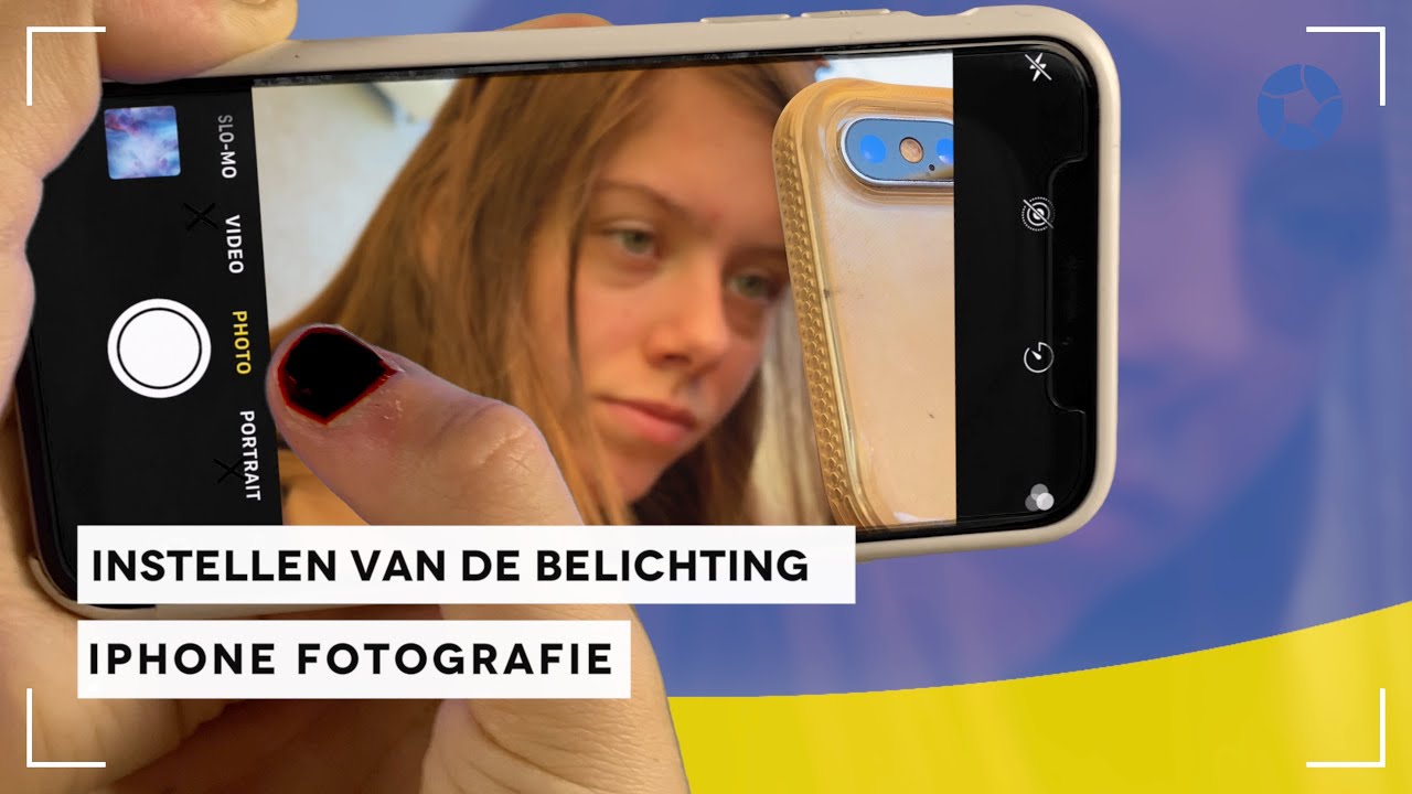 Iphone Fotografie Instellen Van De Belichting Youtube