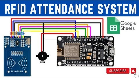 RFID Attendance System using ESP8266 and Google Sheets