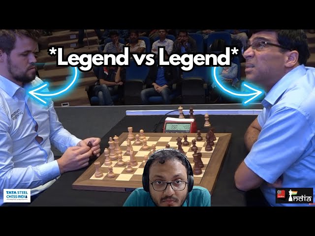 Vishy Anand vs Magnus Carlsen  Tata Steel Chess India Blitz 2019 