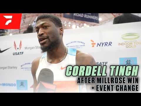 Cordell Tinch Talks About Winning The Millrose Games & Making A Return To The Long Jump This Season