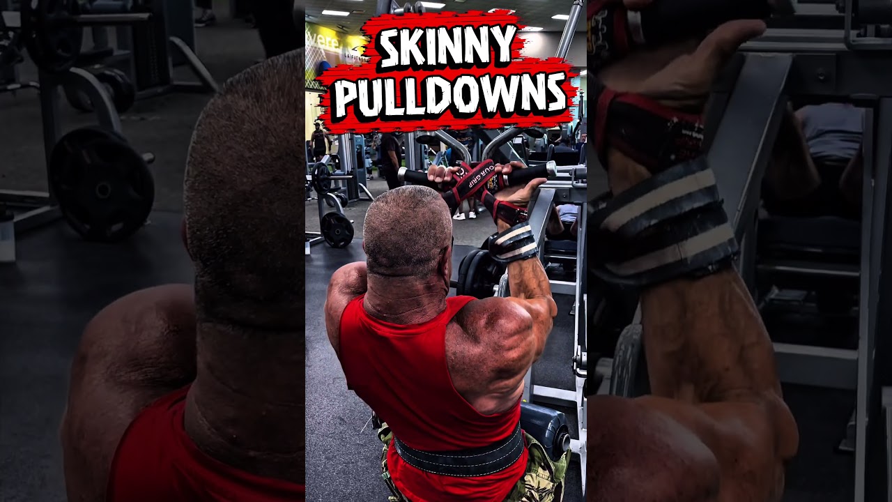 SKINNY PULLDOWNS LAT WIDTH #workout #motivation #muscle #workouttips #exercise