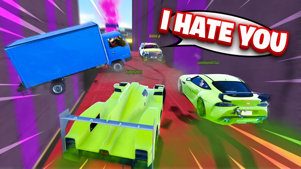 Getting Bullied in Modded GTA V Races