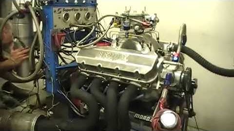 1130 HP Mustang Big Block Chevy 598 Engine Dyno Test