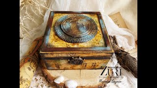 Vintage Map Box for @DesignWithZuri@DesignWithZuri