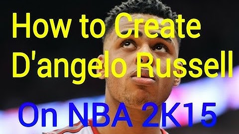 NBA 2K15 How to Create D