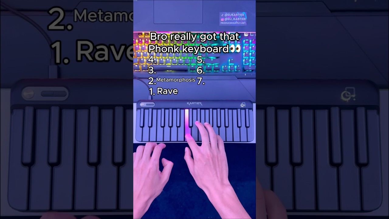 Bro Really Got Every Phonk Melody On This Keyboard💀 